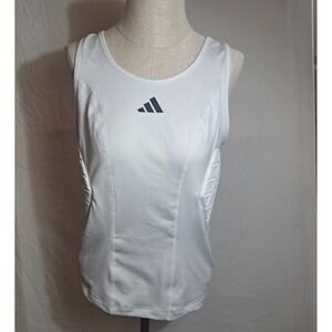 $80 NEW Adidas Padded Tank Top Men's White‎ Compression Sports Training Shirt XL